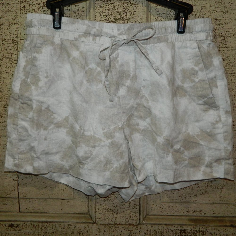 Old Navy Tie Dye Linen Blend Shorts Womens size Small (K-19)